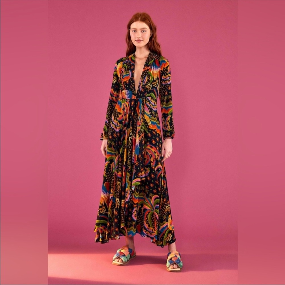FARM RIO Macaw Island Maxi dress, new without tags